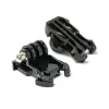 Cleme de fixare &amp;quot;QR Buckle&amp;quot; x 2  Widjit, cu surub pentru camere video sport (Negru)