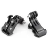 Clema Widjit pentru fixare in forma de carlig &amp;quot;J'Hook&amp;quot; x 2 pentru camere video sport (Negru)