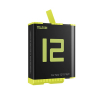 Baterie tip acumulator compatibila cu GoPro Hero 12, 11, 10, 9 - 1750 mAh