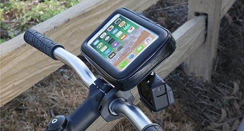 Suport bicicleta HandleIt Pro™ 2 in 1, pentru telefoane si camere de actiune