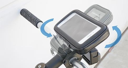 Suport bicicleta HandleIt Pro™ 2 in 1, pentru telefoane si camere de actiune