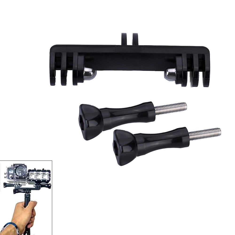 Suport dual Widjit pentru camere video sport (Negru)